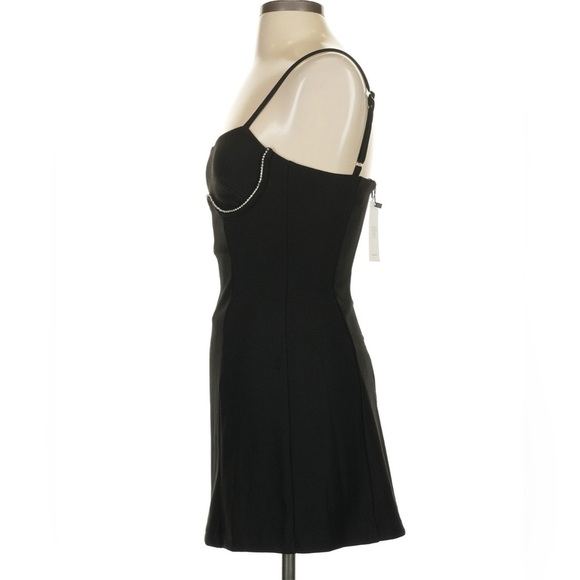 NWT Princess Polly Lunara Mini Dress Black | New | Party Birthday ~ Size 4 - Picture 4 of 9